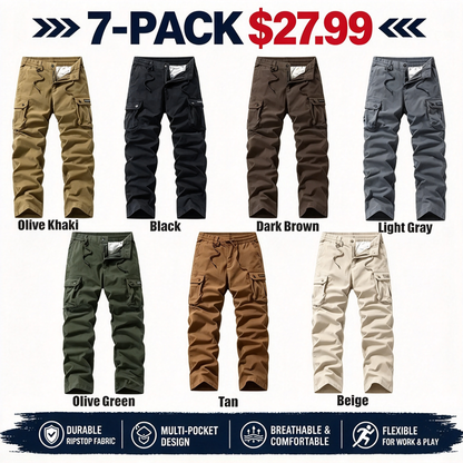 Men's Cotton Cargo Tactical Pants
