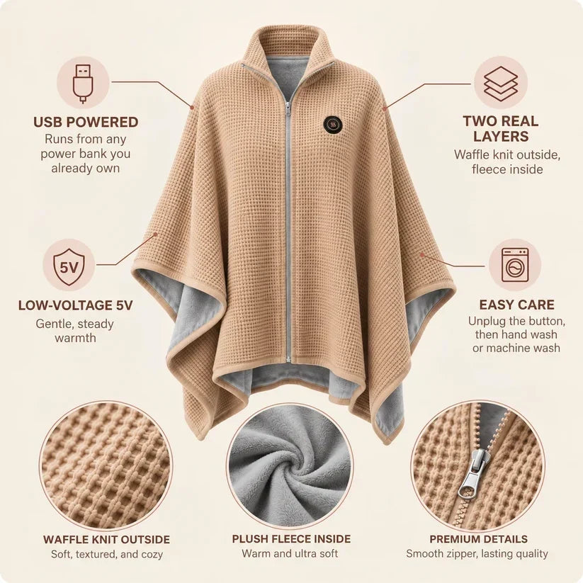 HEATED CAPE BUNDLE Stay Warm Without the Bulk