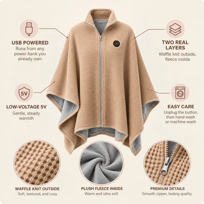 HEATED CAPE BUNDLE Stay Warm Without the Bulk